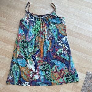 MSK Multicolor Chain-Detail Dress